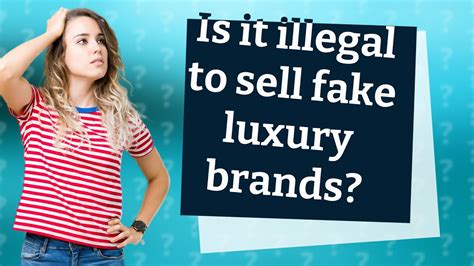 is it illegal to sell fake shoes uk